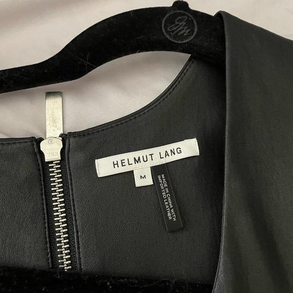 Helmut Lang Dresses & Skirts - HELMUT LANG Black leather dress. Size medium